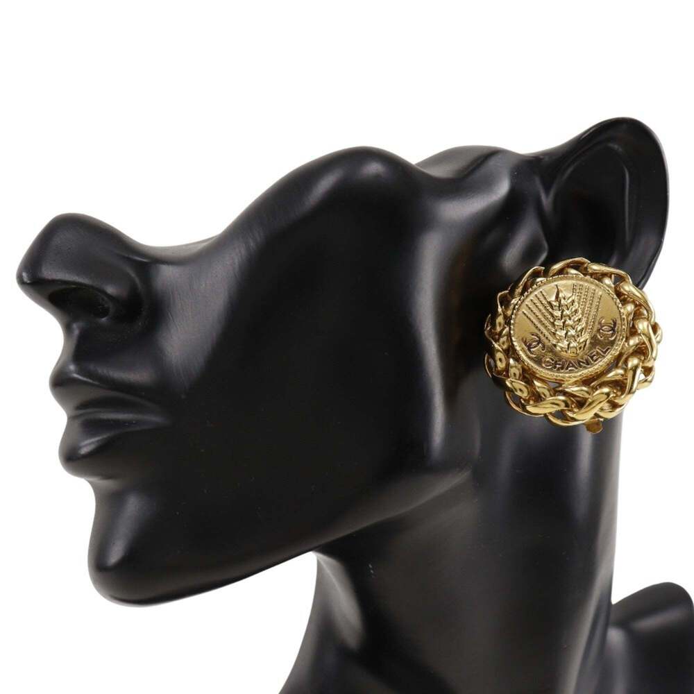 CHANEL Authentic Gold Earrings - Picture 2 of 9